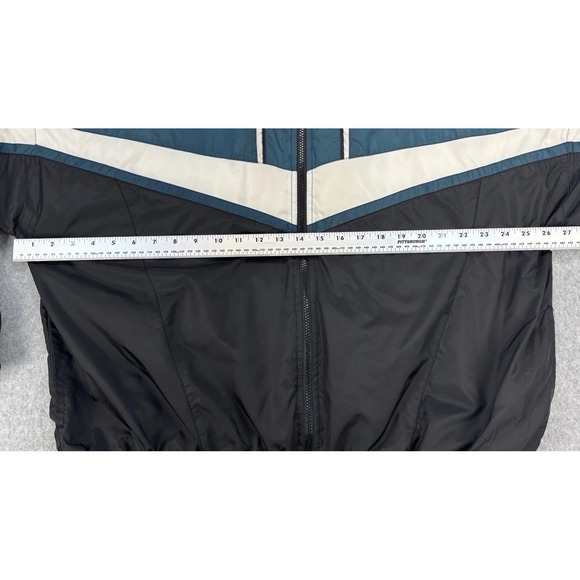 Wilson Vintage 90s Windbreaker Track Jacket Men XL Blue Colorblock Retro Sport - Picture 9 of 10